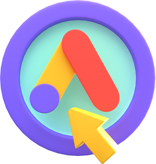 3D Ad Search illustration